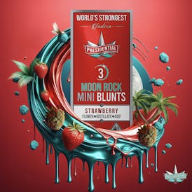 Presidential Pee-Wee Moon Rock Blunts -Strawberry (2.1g)