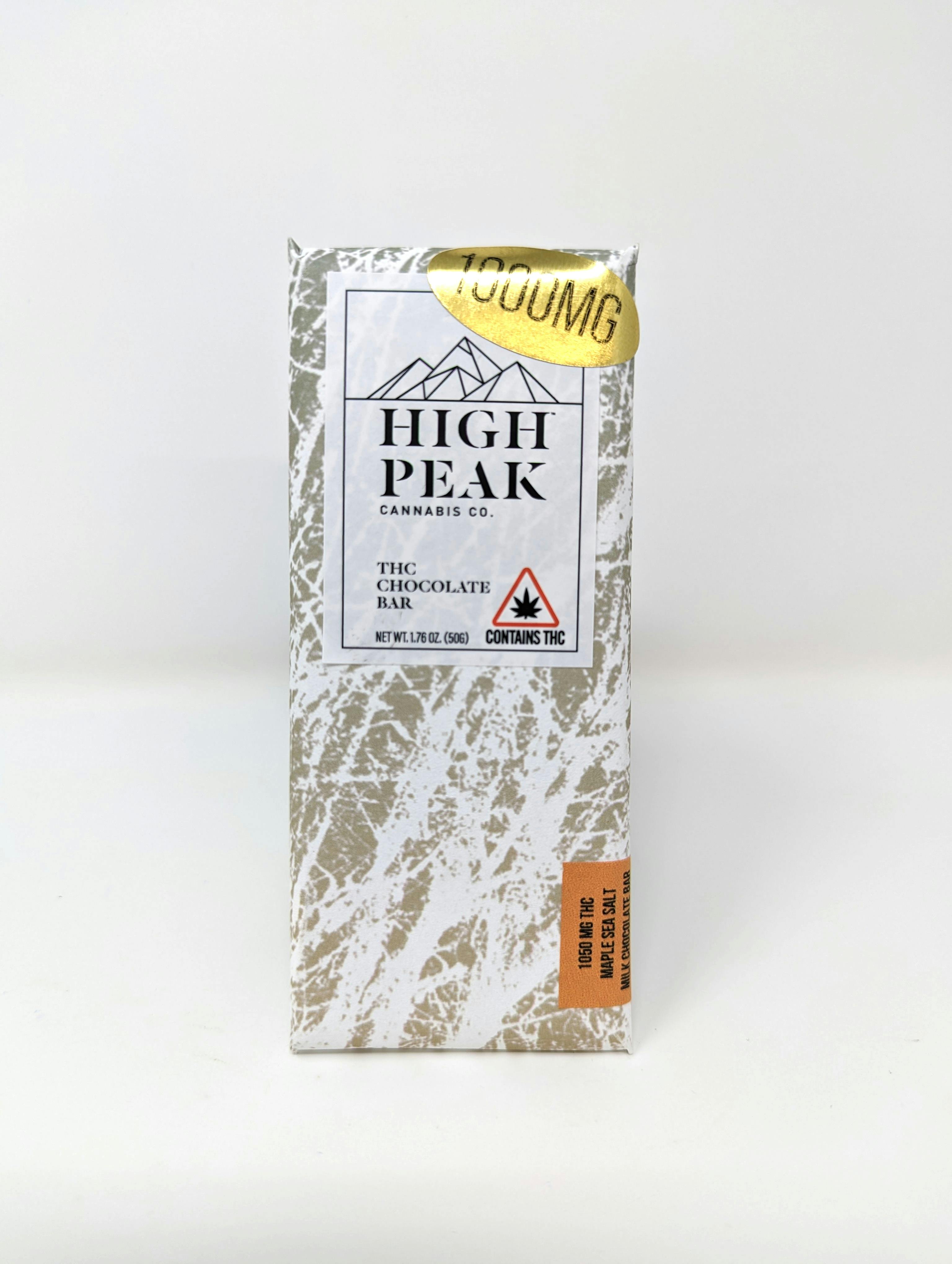 High Peak Cannabis Co. | 1000mg Maple Sea Salt Bar by High Peak Cannabis Co.