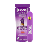 DANK VAPES - GRANDDADDY PURP - 1G ALL-IN-ONE DISPOSABLE VAPE PEN [ I ] THC% 90.17