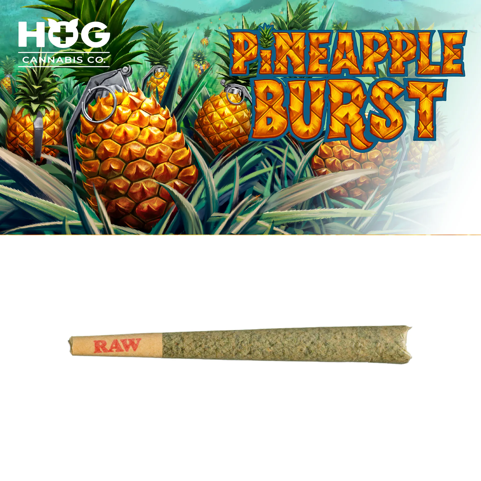 HOG Cannabis Co. - Pineapple Burst Pre Roll Main Image
