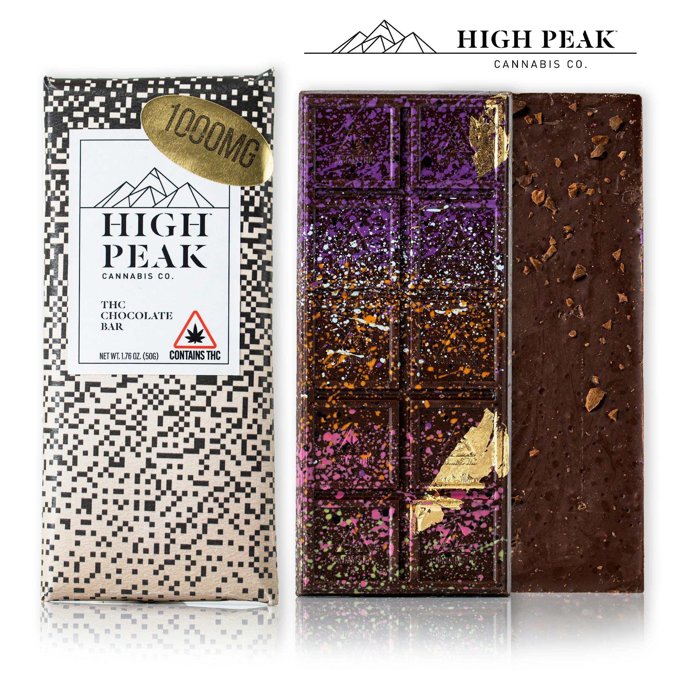 High Peak Cannabis Co. | 1000mg Mocha Crunch Bars by High Peak Cannabis Co.