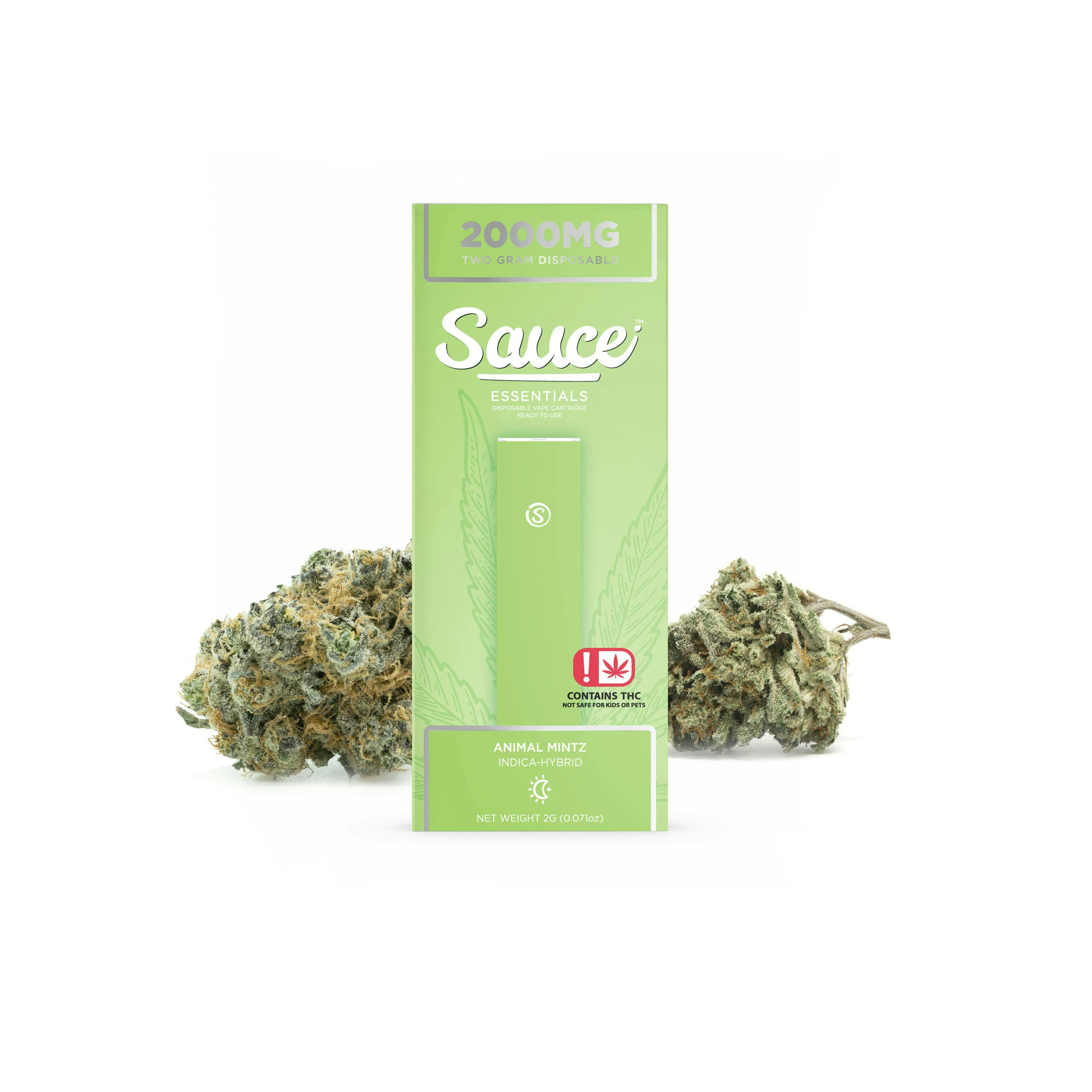 Sauce | Essentials | Animal Mintz | Live Resin Disposable | 2g