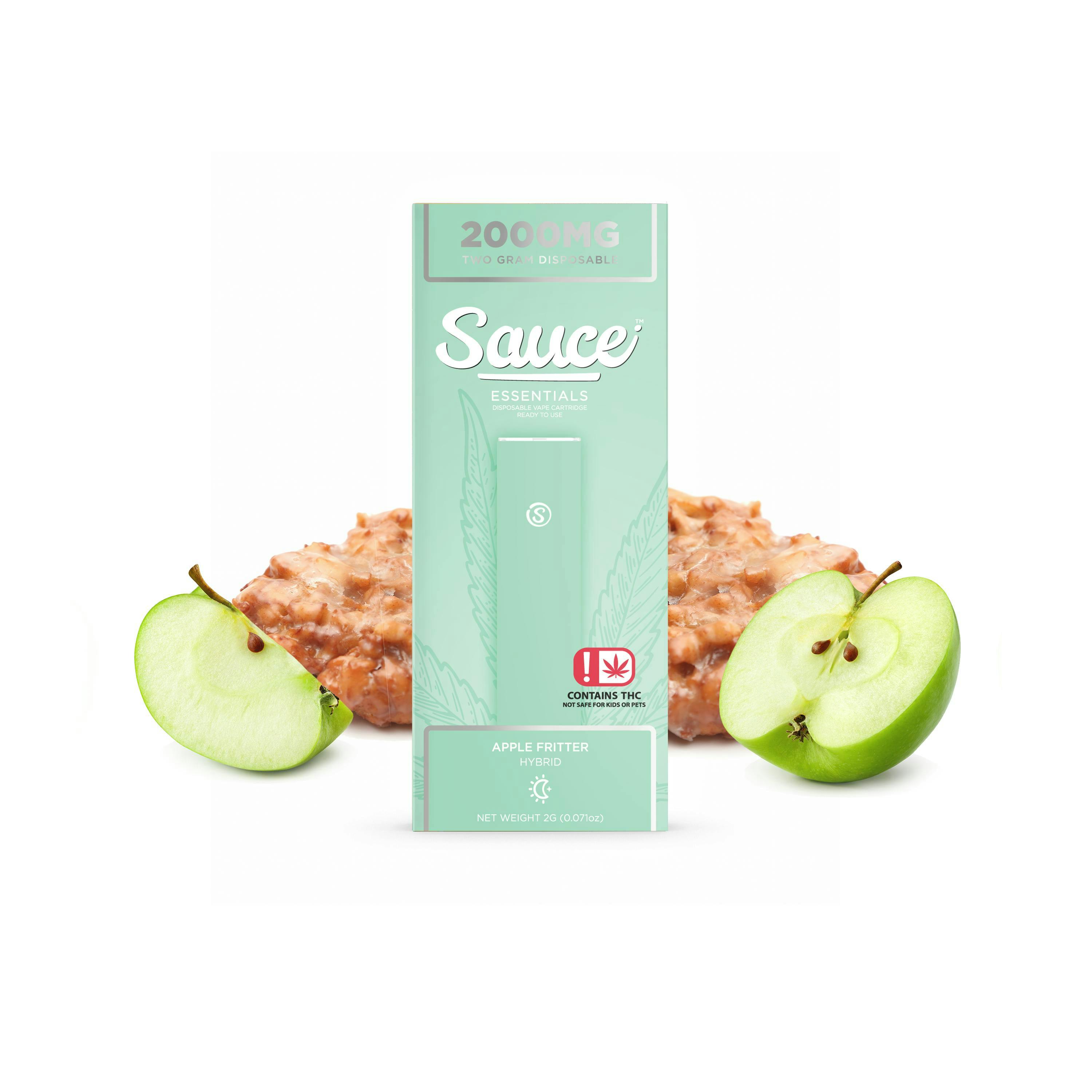 Sauce | Essentials | Apple Fritter | Live Resin Disposable | 2g