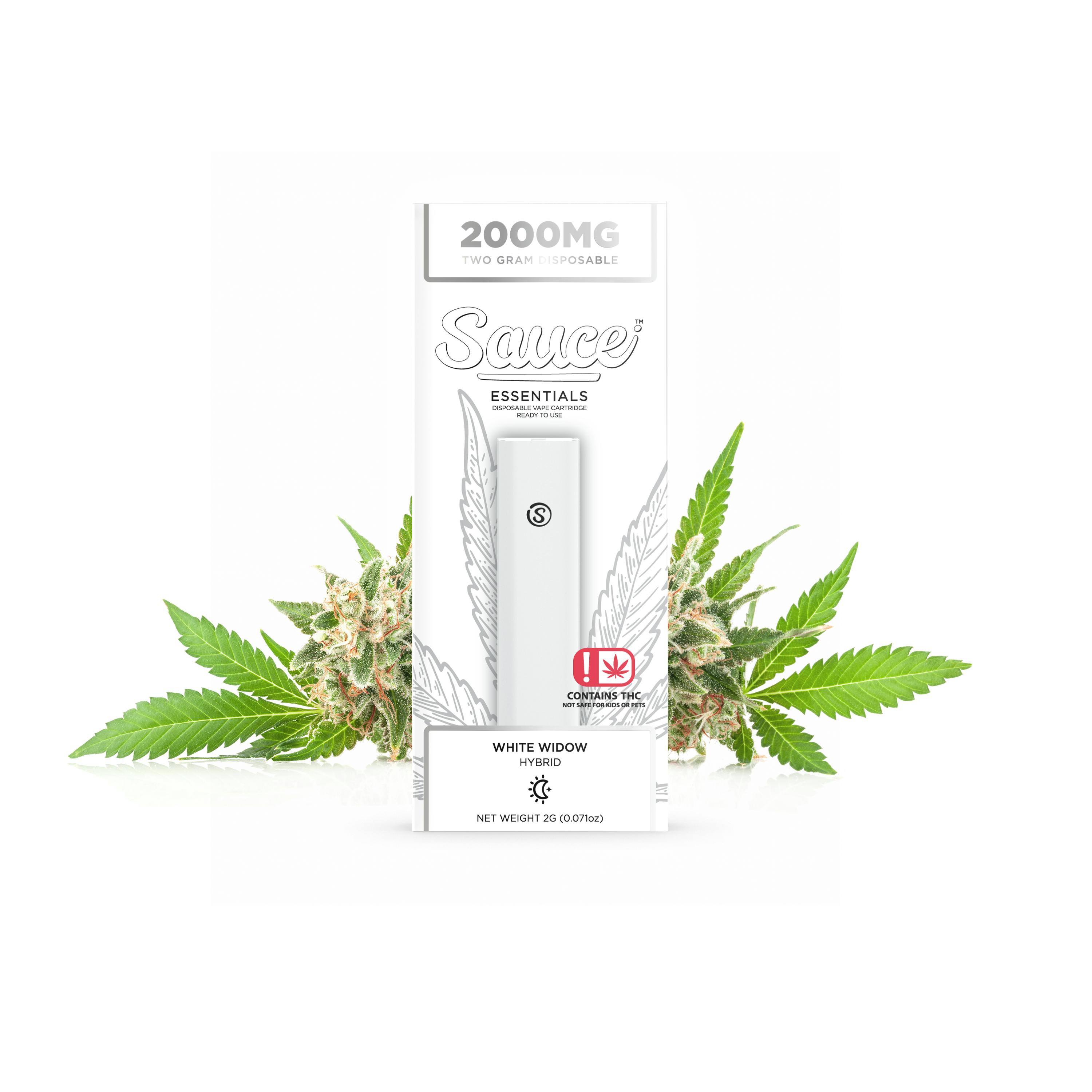White Widow 2G Disposable vape (Hybrid) Sauce Essentials