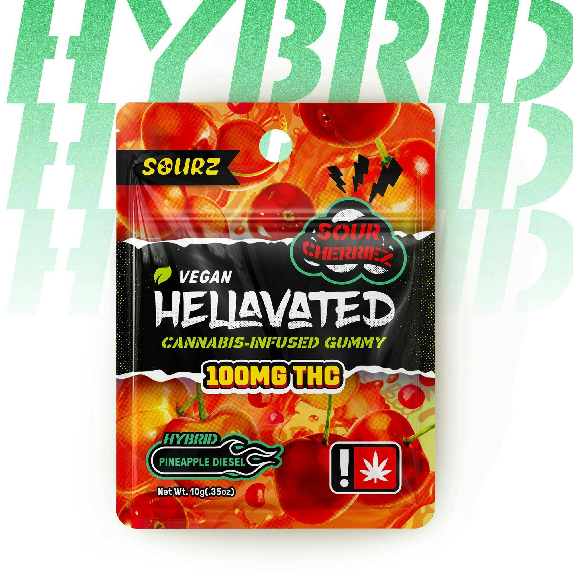 Hellavated: Sour Cherriez Sour Gummiez