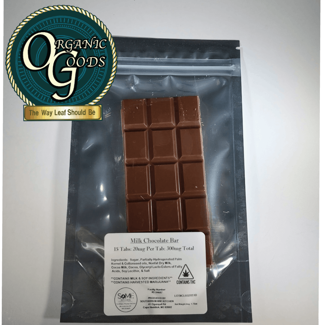 Organic Goods Milk Chocolate Bar 300 MG - Organic Goods