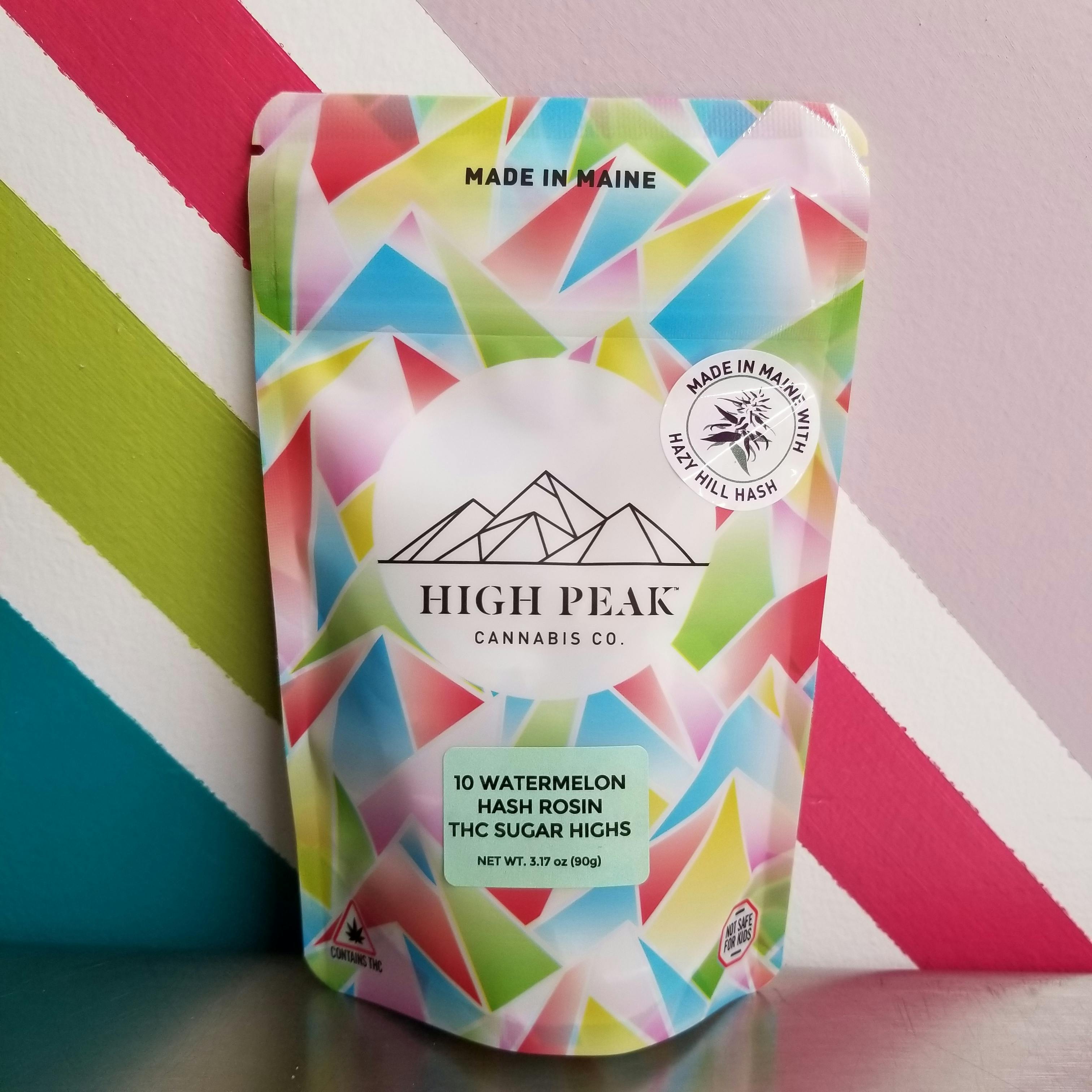High Peak Cannabis Co. | Watermelon Hash Rosin Sugar Highs - Recreational by High Peak Cannabis Co.