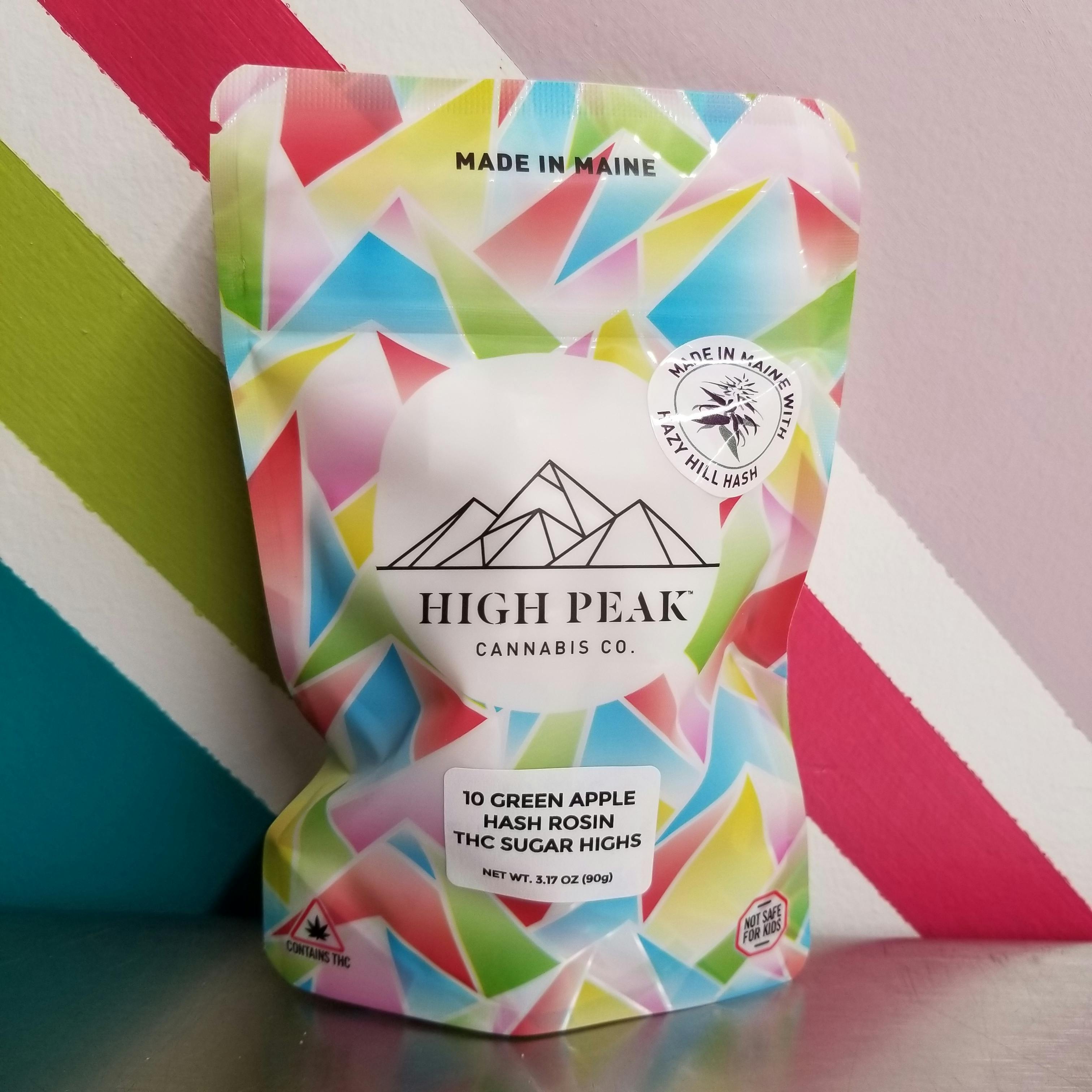 High Peak Cannabis Co. | Green Apple Hash Rosin Sugar Highs - Recreational by High Peak Cannabis Co.