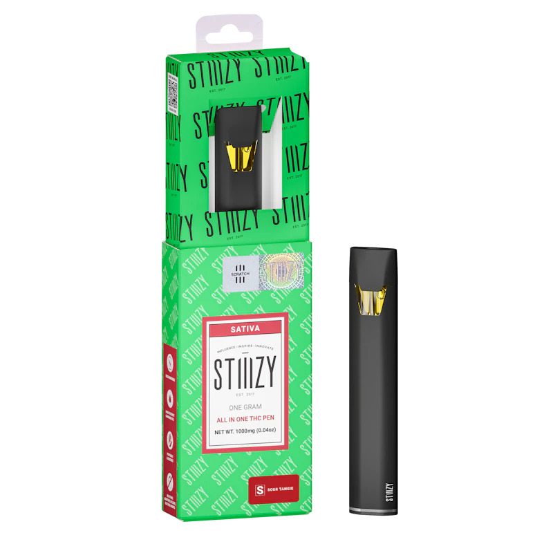 STIIIZY SOUR TANGIE - ALL-IN-ONE 1G THC PEN - IL, All-In-One
