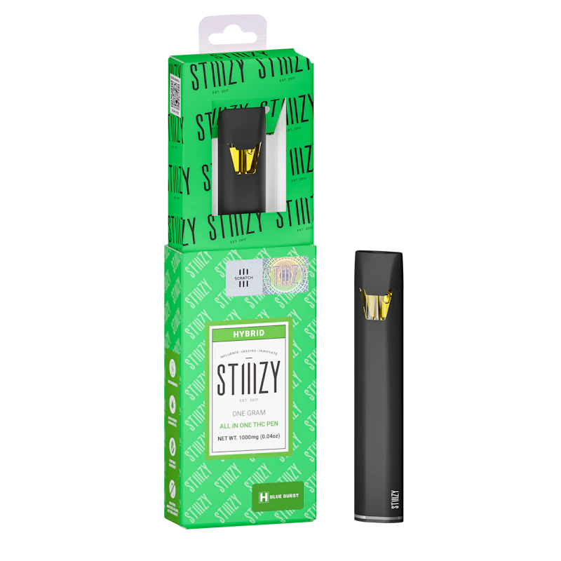 STIIIZY BLUE BURST - ALL-IN-ONE 1G THC PEN - IL, All-In-One