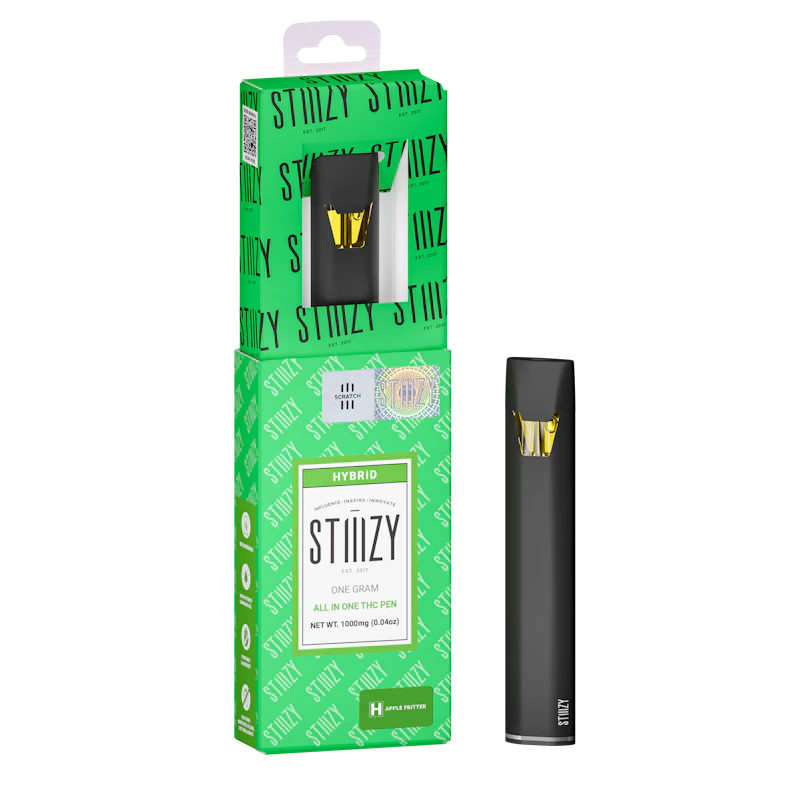 STIIIZY APPLE FRITTER - ALL-IN-ONE 1G THC PEN - IL, All-In-One