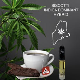 High Coast 1G THC Cartridge - Biscotti (Indica-Dominant Hybrid)