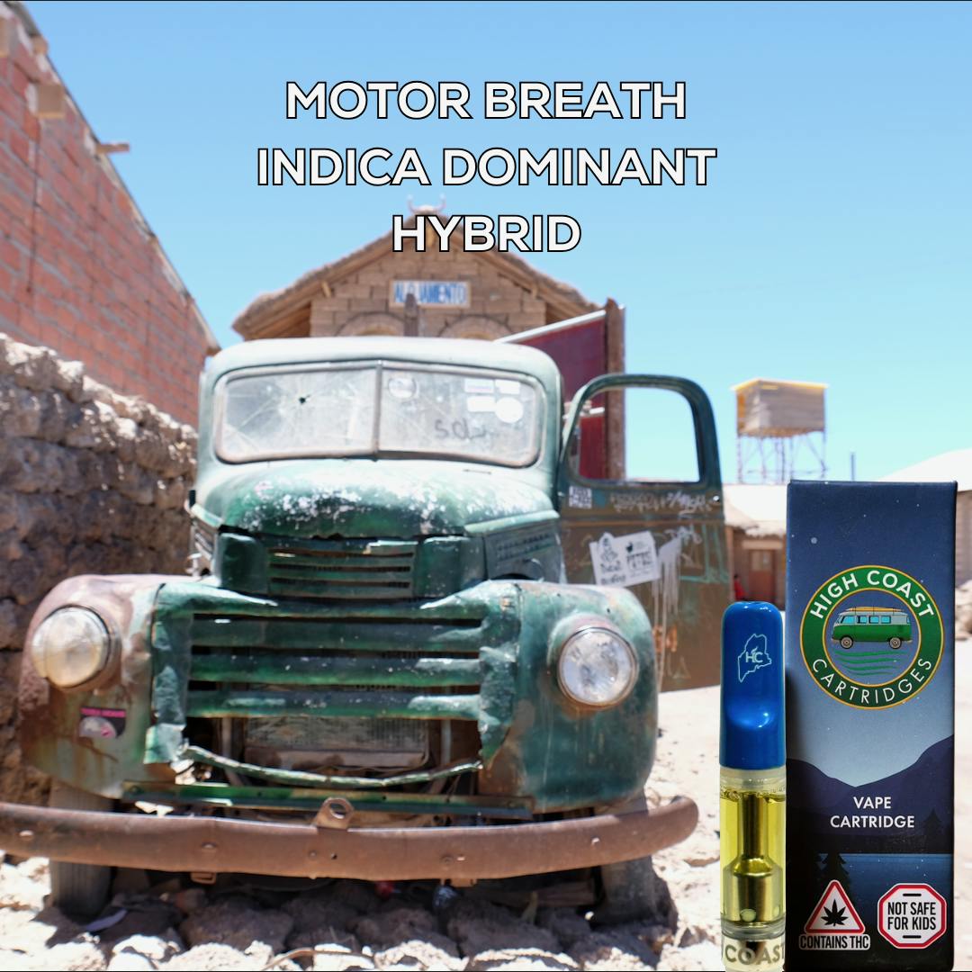 High Coast 1G THC Cartridge - Motor Breath (Indica-Dominant Hybrid)