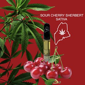 High Coast 1G THC Cartridge - Sour Cherry Sherbert (Sativa)