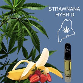 High Coast 1g THC Cartridge - Strawnana (Hybrid)