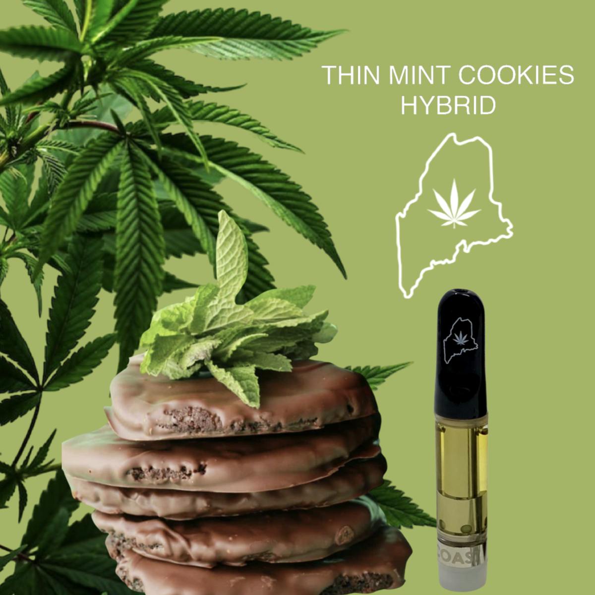 High Coast High Coast 1G THC Cartridge Thin Mint Cookies (Hybrid