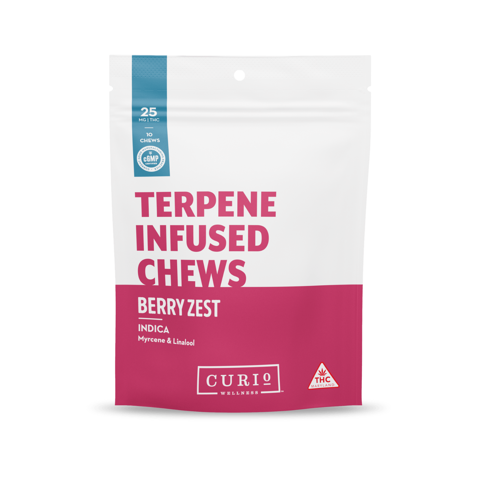 Berry Zest Terpene Infused Chews [25mg] - Curio Wellness™