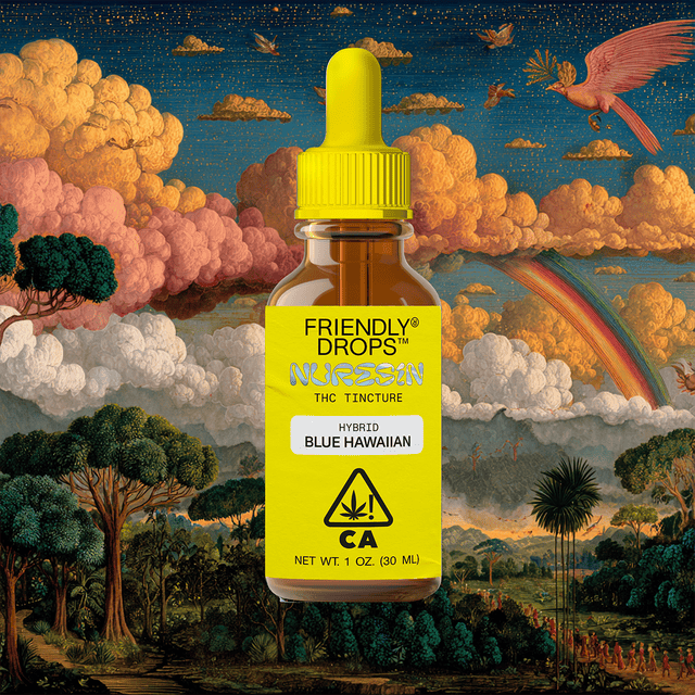 Friendly Brand | Friendly Drops | Blue Hawaiian | Tinctures | 1000mg | 30ml