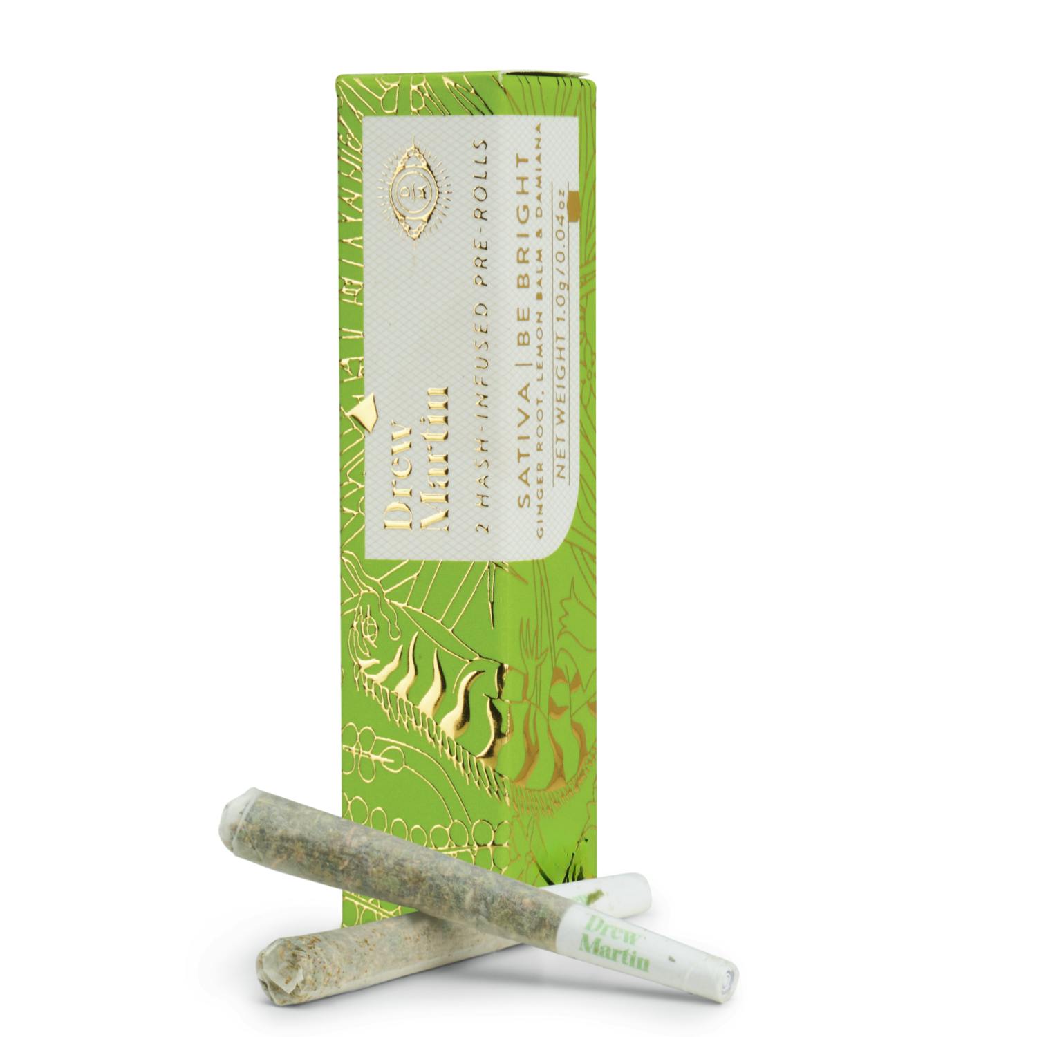 BE BRIGHT Infused Ginger Sativa 2PK (1g) Drew Martin