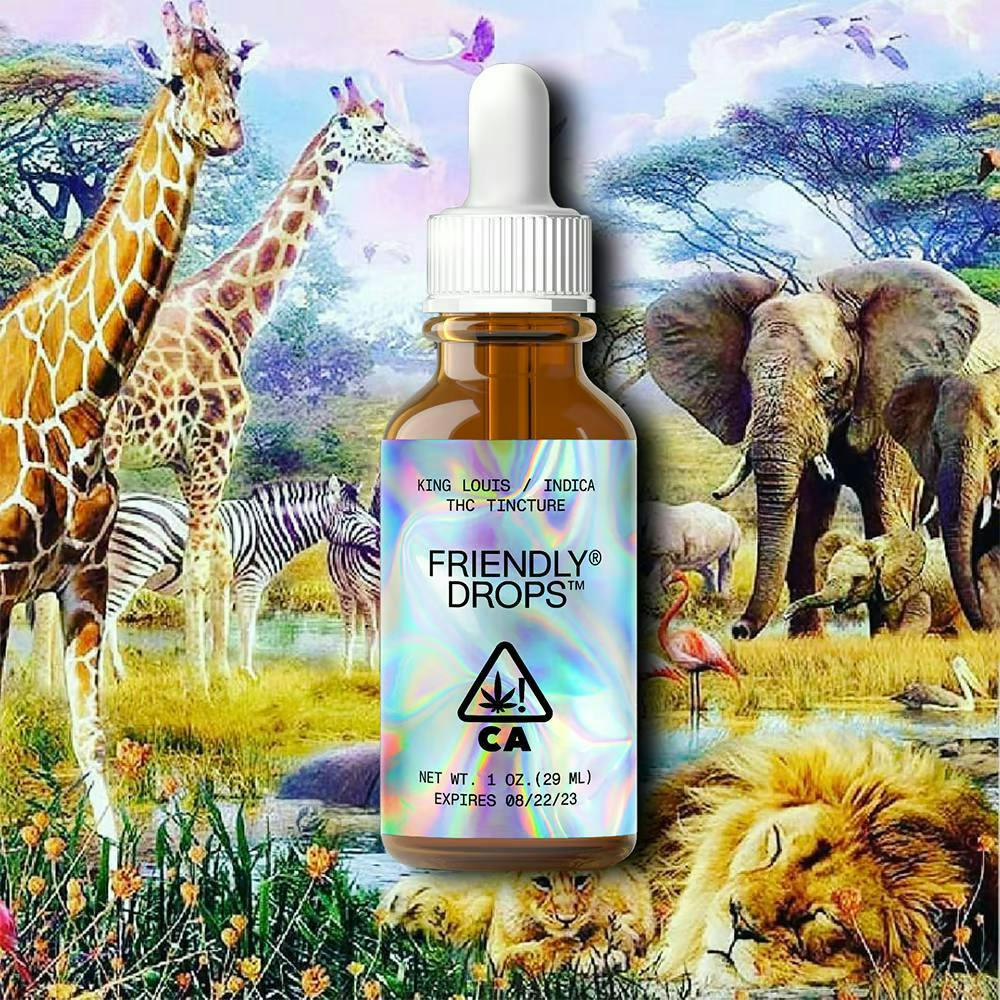 Friendly Brand | Friendly Drops | King Louis | Tinctures | 1000mg | 30ml