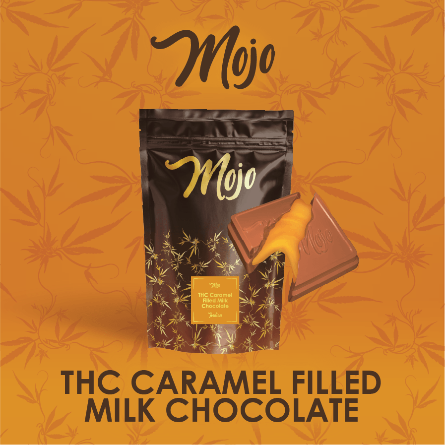 Mojo Chocolates - Caramel Filled Milk Chocolate (Indica) - 100mg by Mojo Chocolates