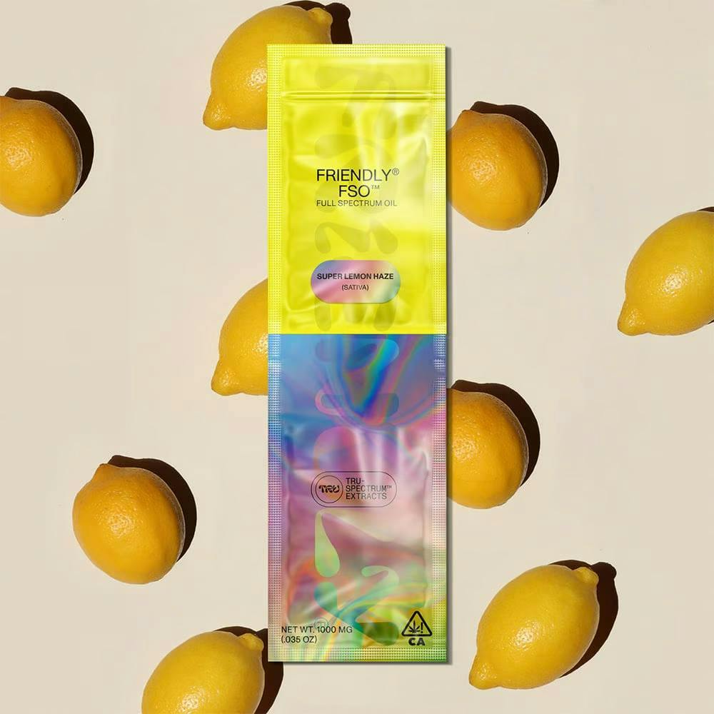 Friendly Brand | FSO Applicator | Super Lemon Haze | Extract Oils | 1g