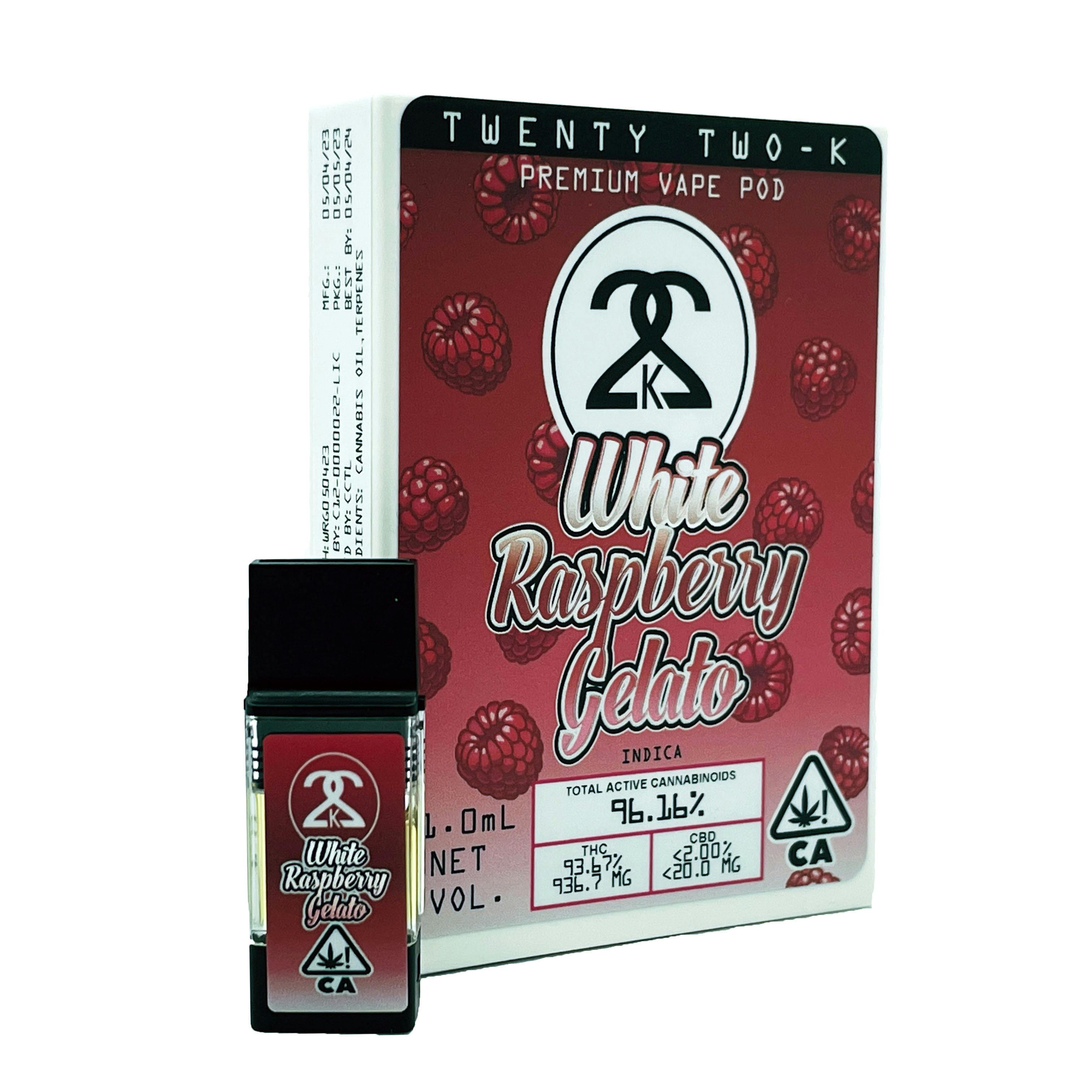 White Raspberry Gelato 1.0ml Pod