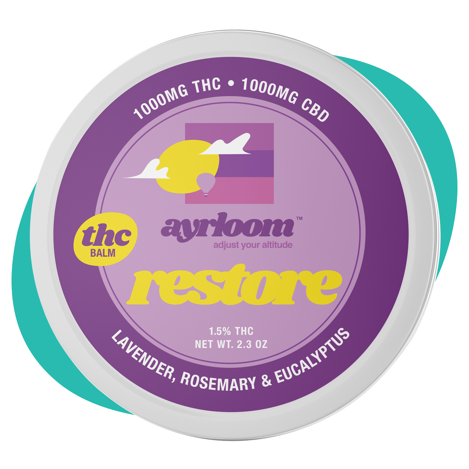 ayrloom | Restore 1:1 Topical | 1000MG THC : 1000MG CBD at Corner House