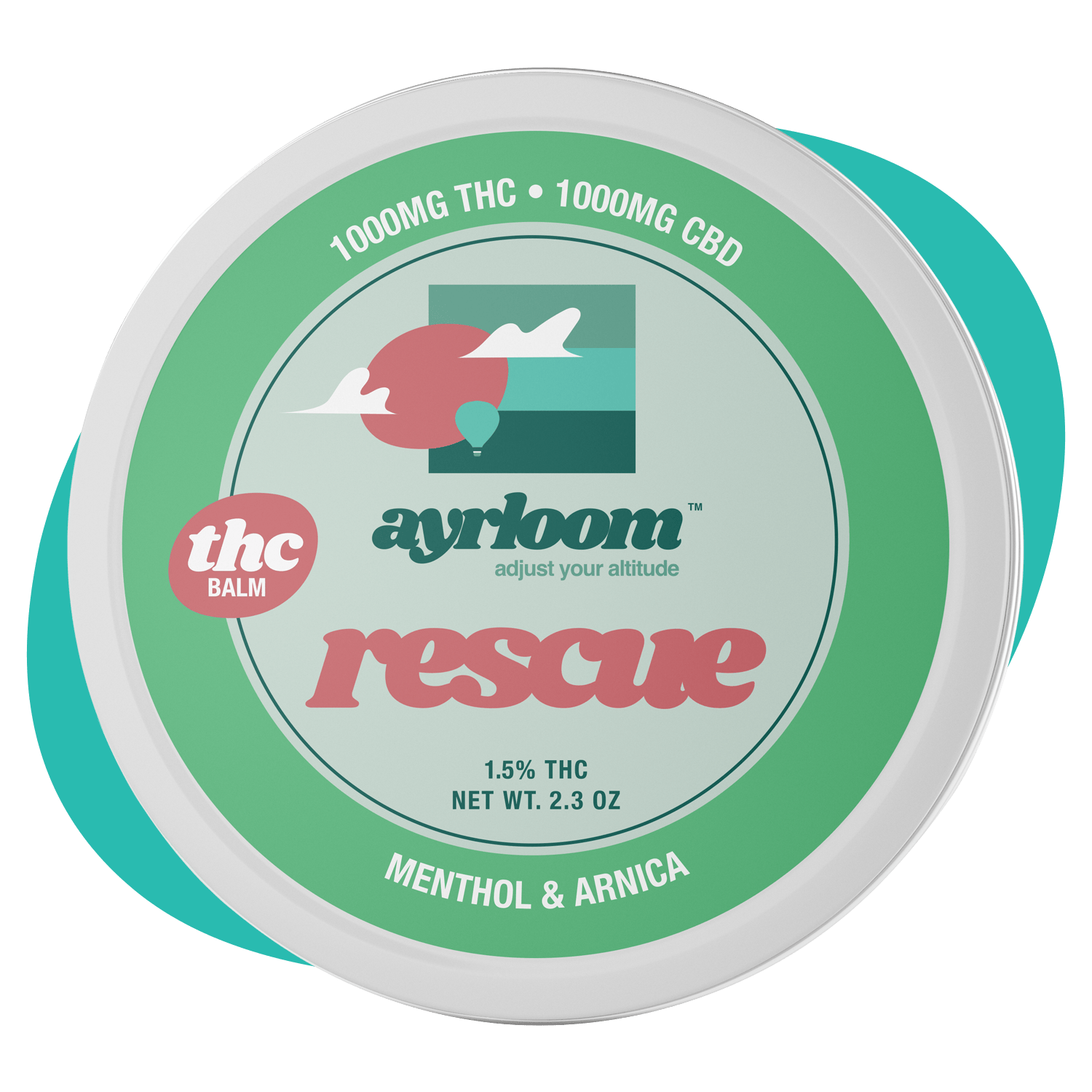 ayrloom | Rescue 1:1 Topical | 1000MG THC : 1000MG CBD at Altitude Ithaca