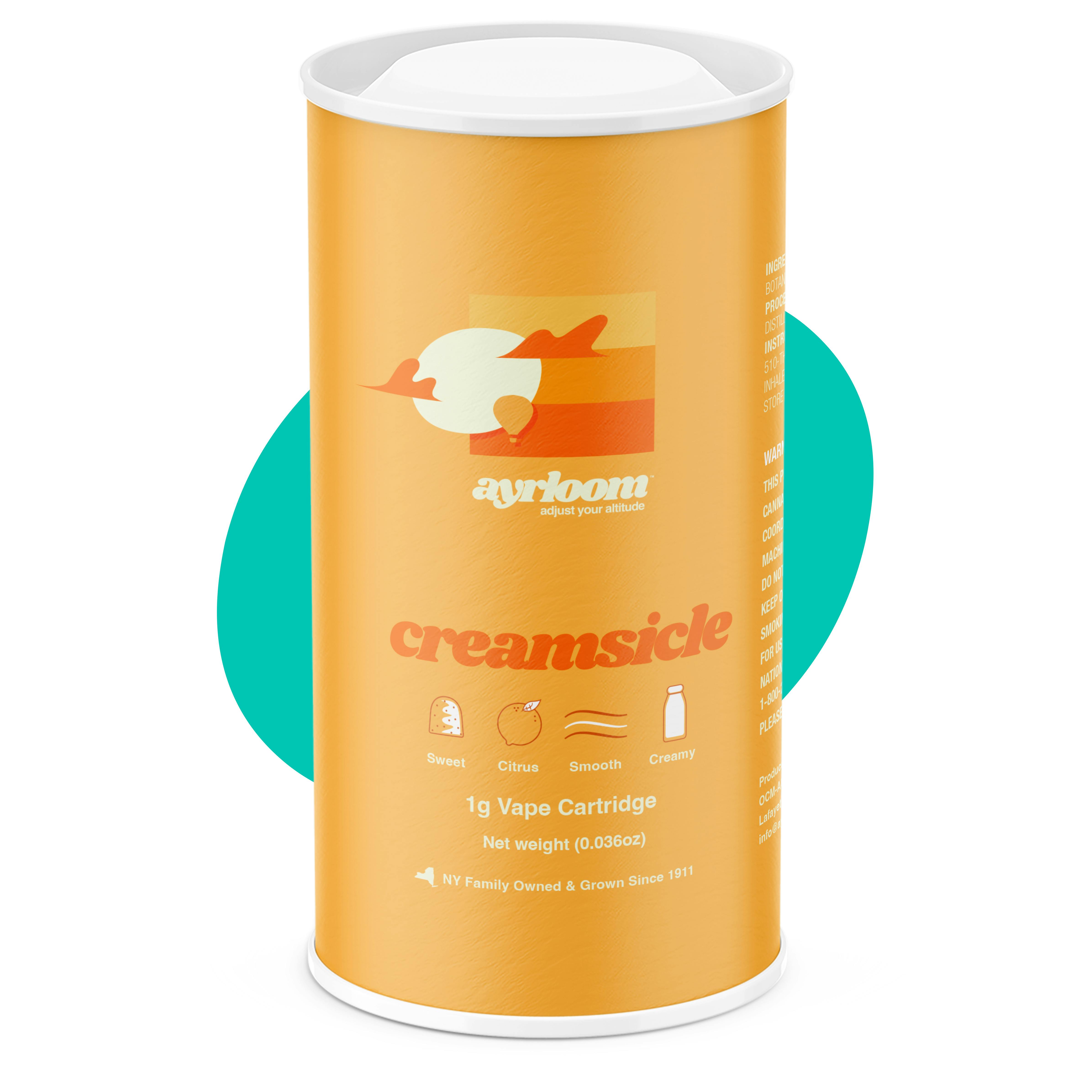 Creamsicle 1g Cartridge Ayrloom