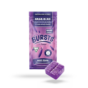 Sauce Essentials - BURSTS Sour Grape - 400MG Live Resin Infused Edibles