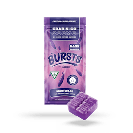 BURSTS Sour Grape - 200MG Live Resin Infused Edibles
