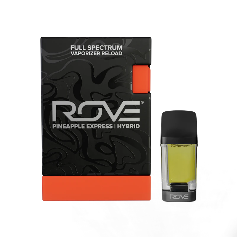 Rove Pineapple Express · Melted Diamond Live Resin Vaporizer · .85g (Reload) NV, Cartridges