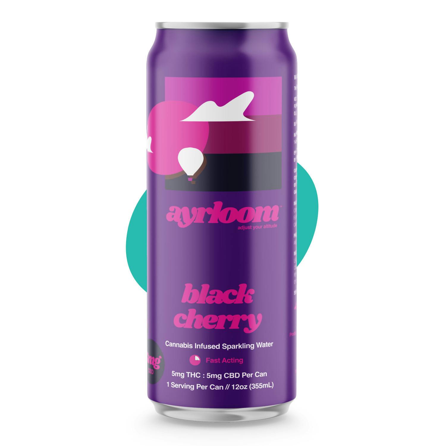ayrloom | Black Cherry | 1:1 | 5MG THC : 5MG CBD