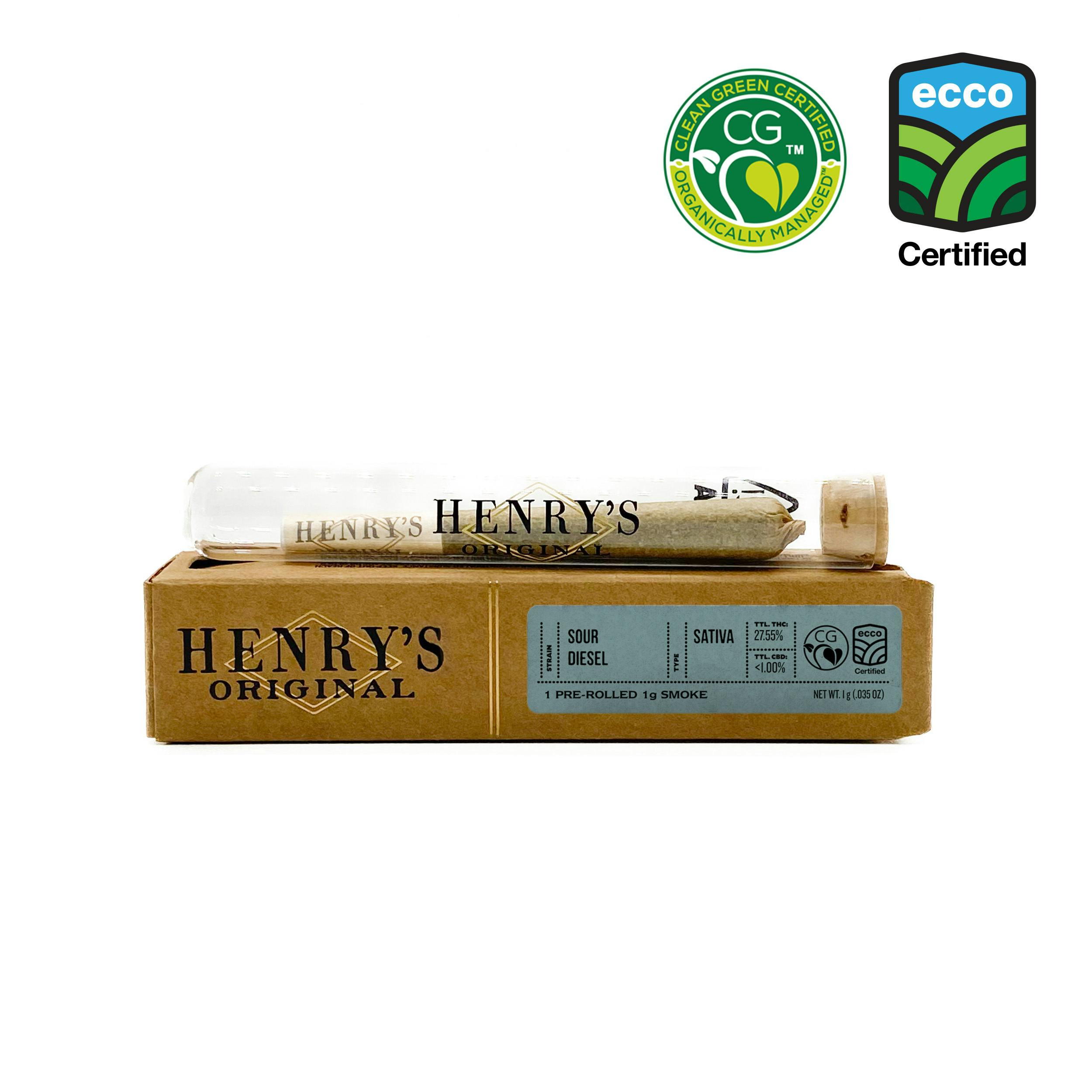 Henry's Original | Sour Diesel | Joint | 1g