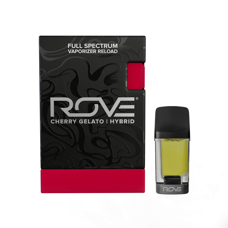 Rove Cherry Gelato · Melted Diamond Live Resin Vaporizer · 1.0g (Reload), Cartridges