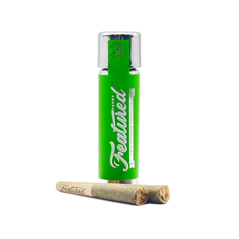 Rove Featured Farms · Infused Prerolls 2pk · Jack Diesel · 1.0g, Infused Pre-Rolls