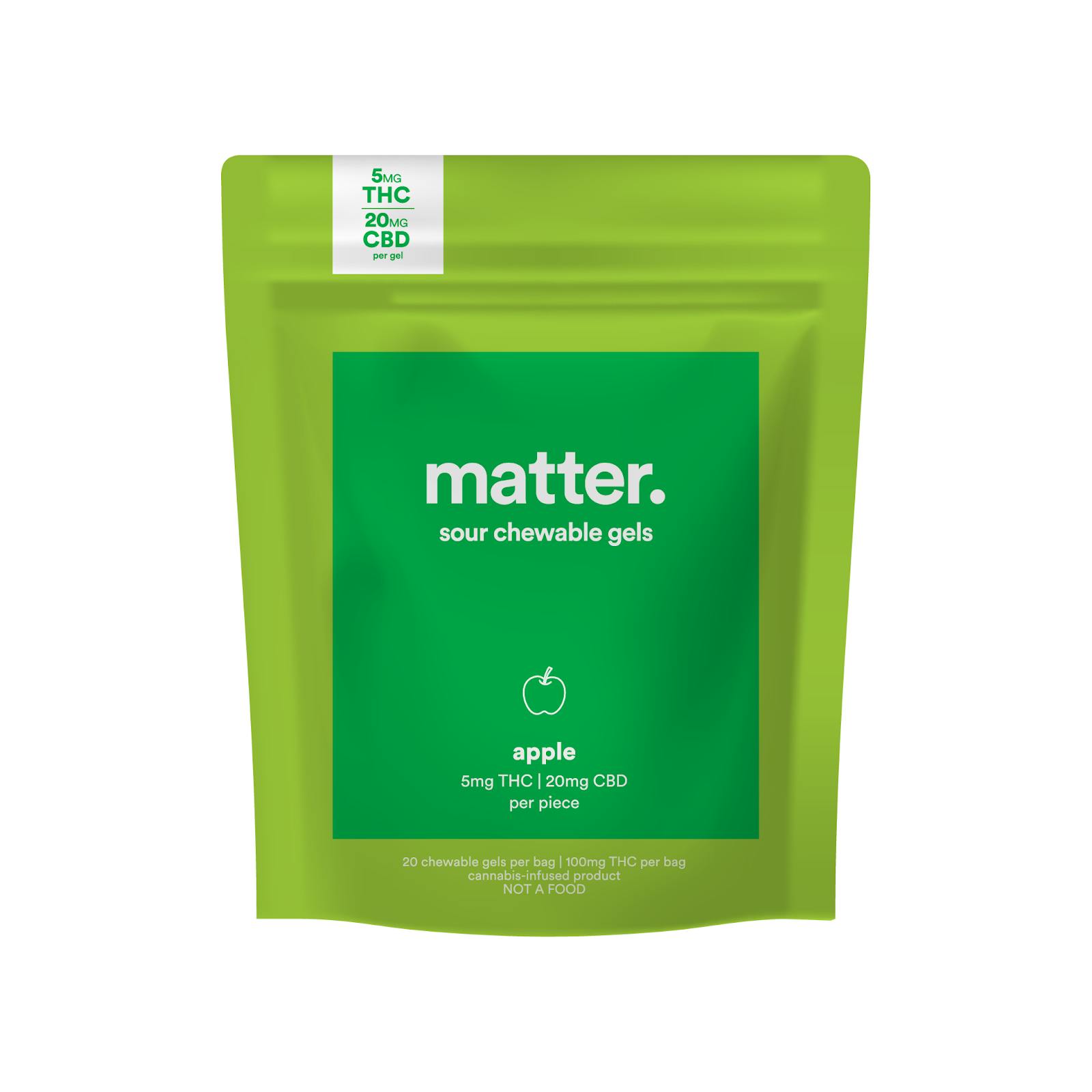 1:4 Apple Chewable Gels [20ct] (400mg)