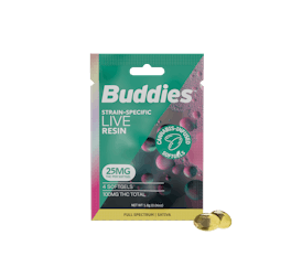 Live Resin 25mg Sativa Capsule 4pc