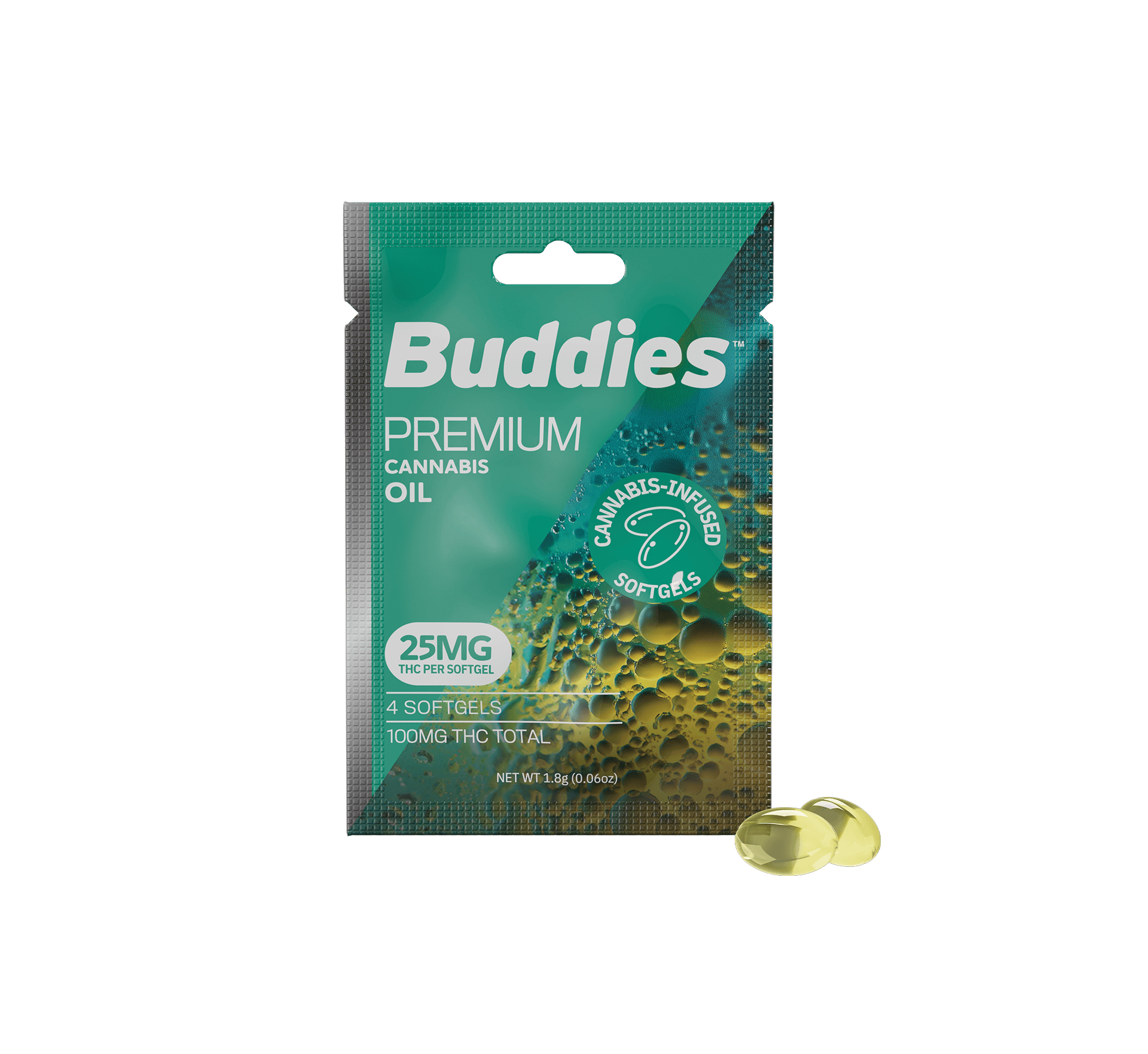 PCO | Capsules | 100mg THC | 4ct | 25mg/ea