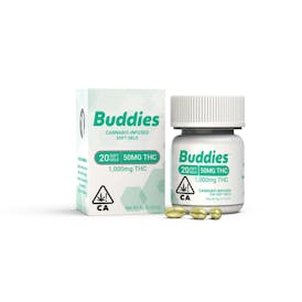 THC 50mg Capsule 20pc