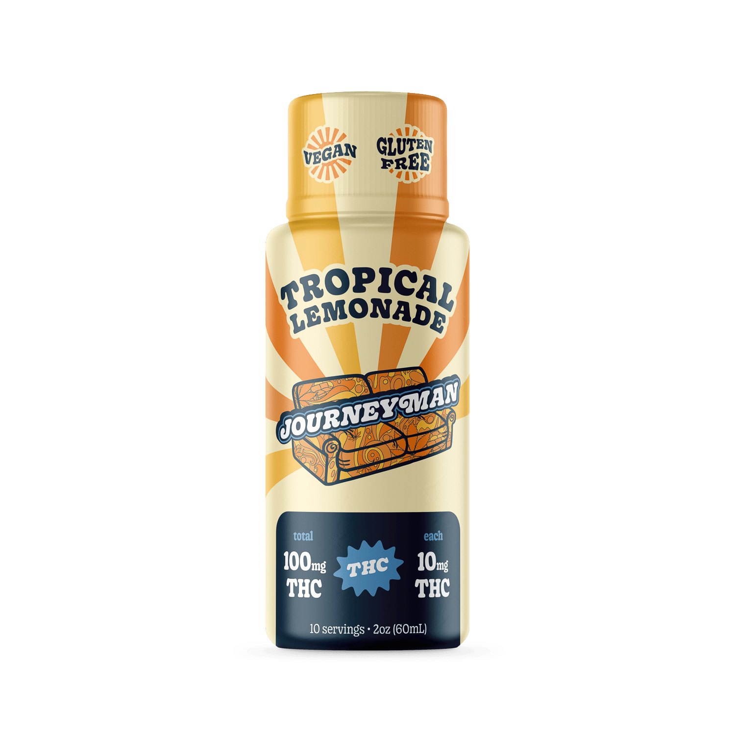 Tropical Lemonade (100mg THC) [2oz]