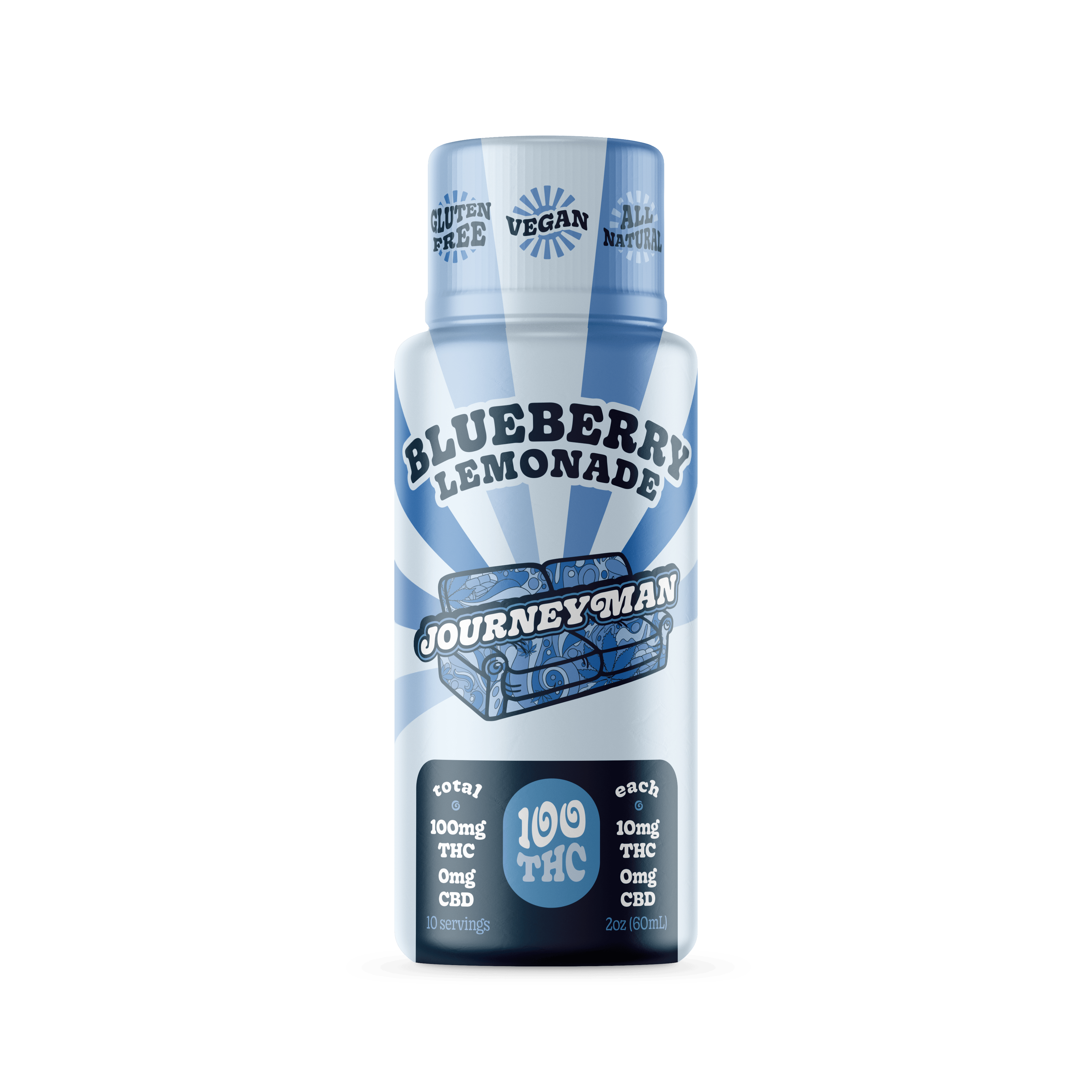 Blueberry Lemonade (100mg THC) [2oz]