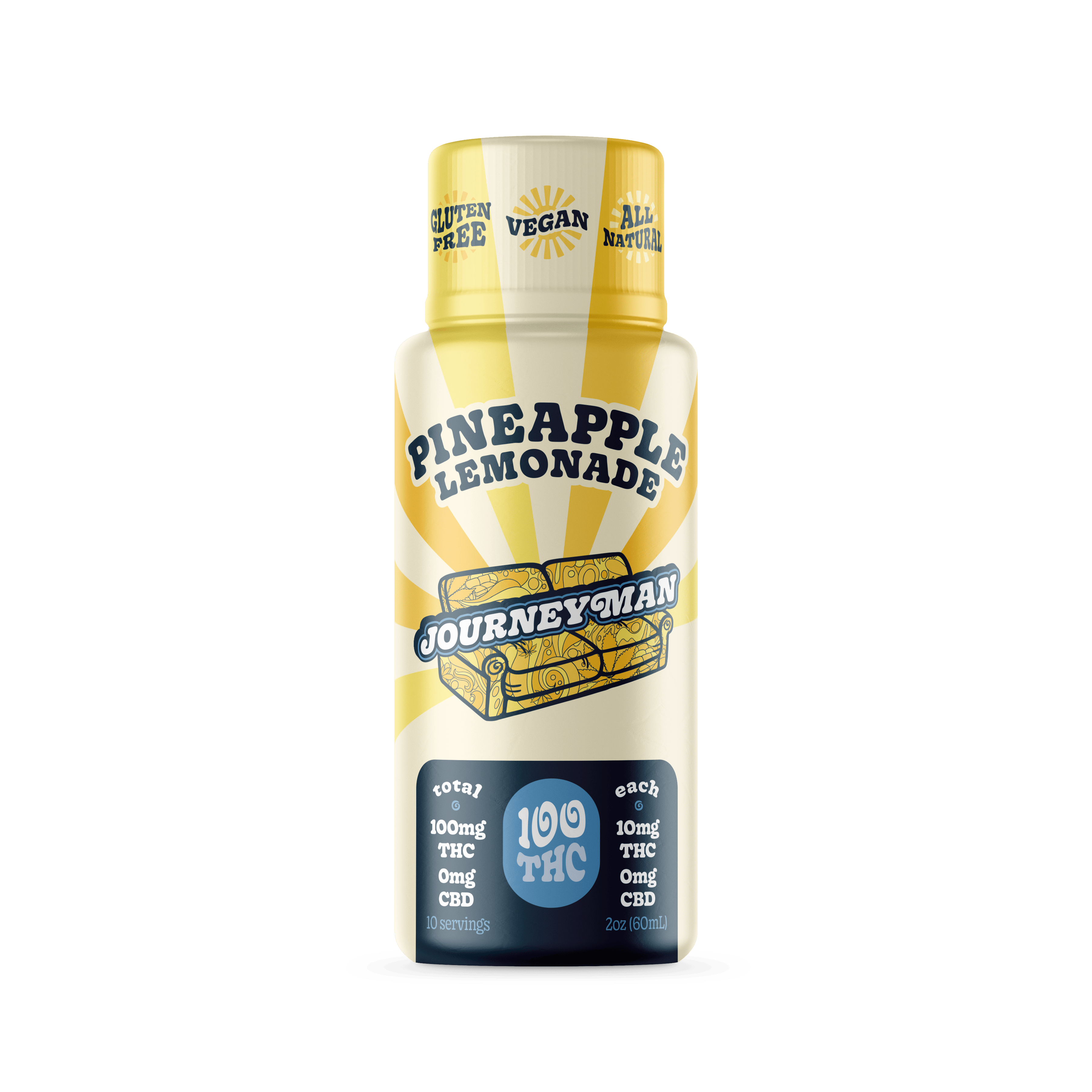 Pineapple Lemonade (100mg THC) [2oz]