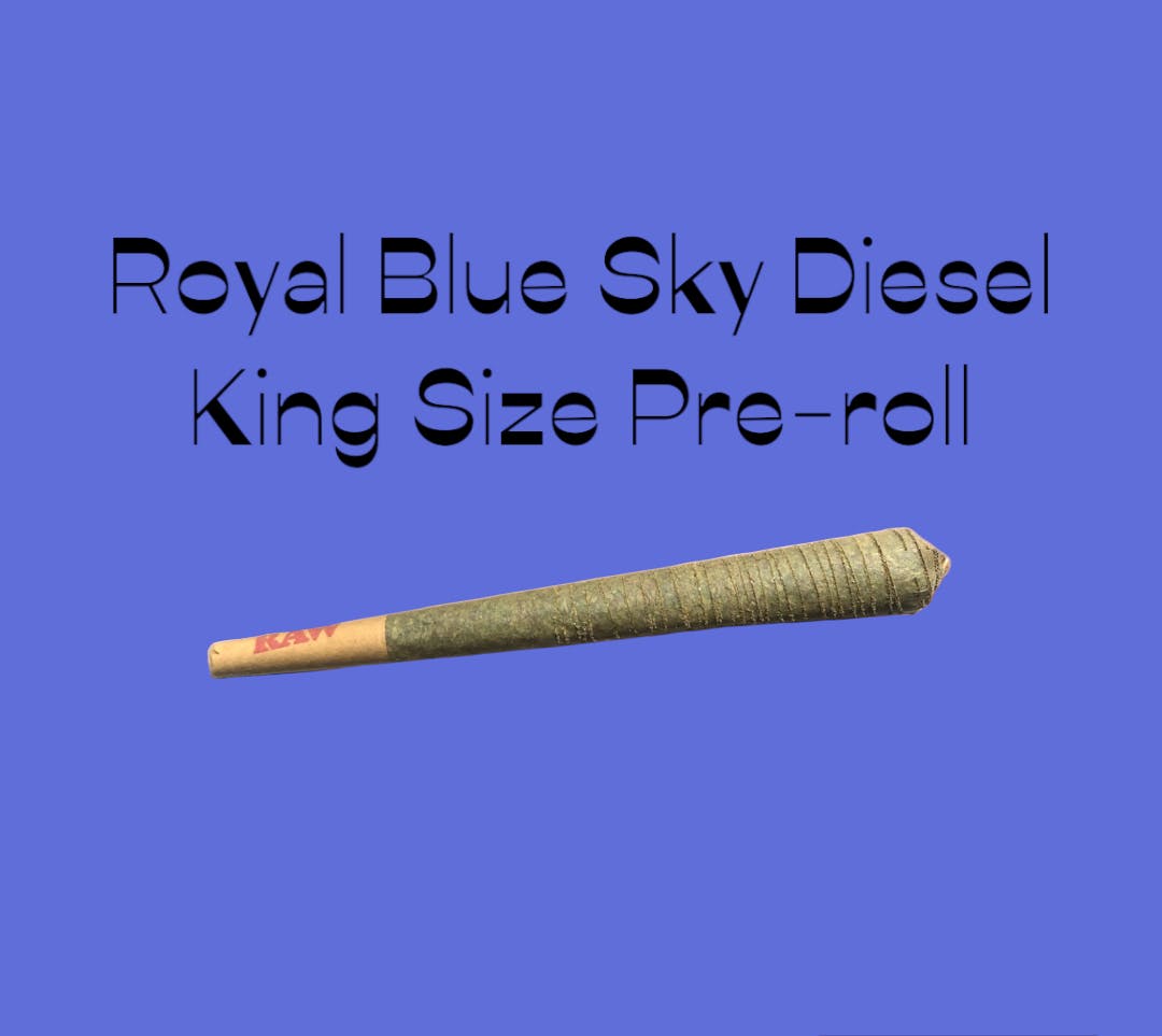 Daedalus Craft Cannabis Royal Blue Sky Diesel PreRoll w/ Rosin & Kief
