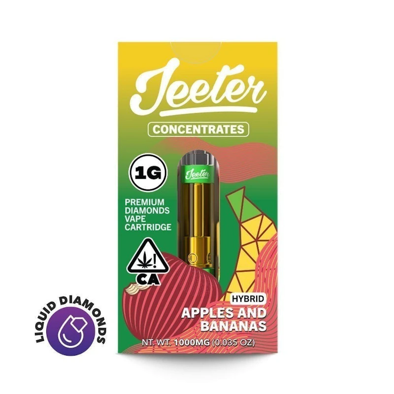 Jeeter Apples and Bananas · Premium Diamonds Cartridge · 1g, Cartridges