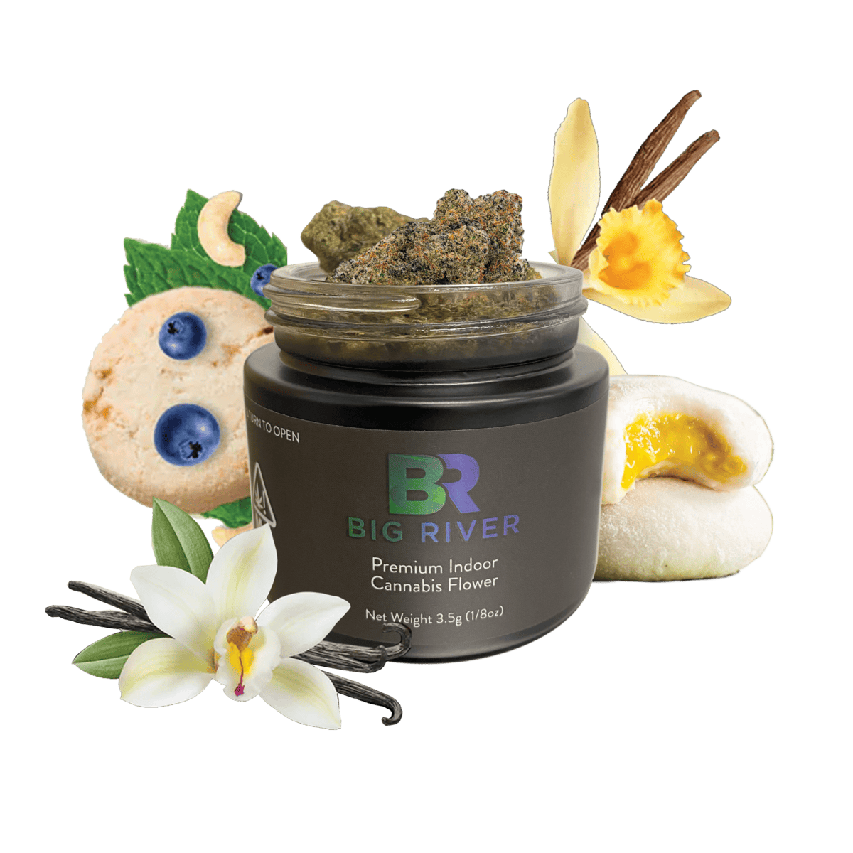Mochi - 3.5g Premium Flower - Black Label by Big River Cannabis Company