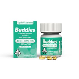 Live Resin 25mg Indica Capsule 40pc