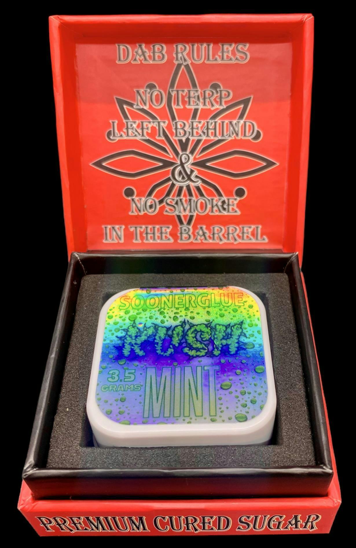 Sooner Glue 3.5g Kush Mints Premium Sugar Weedmaps