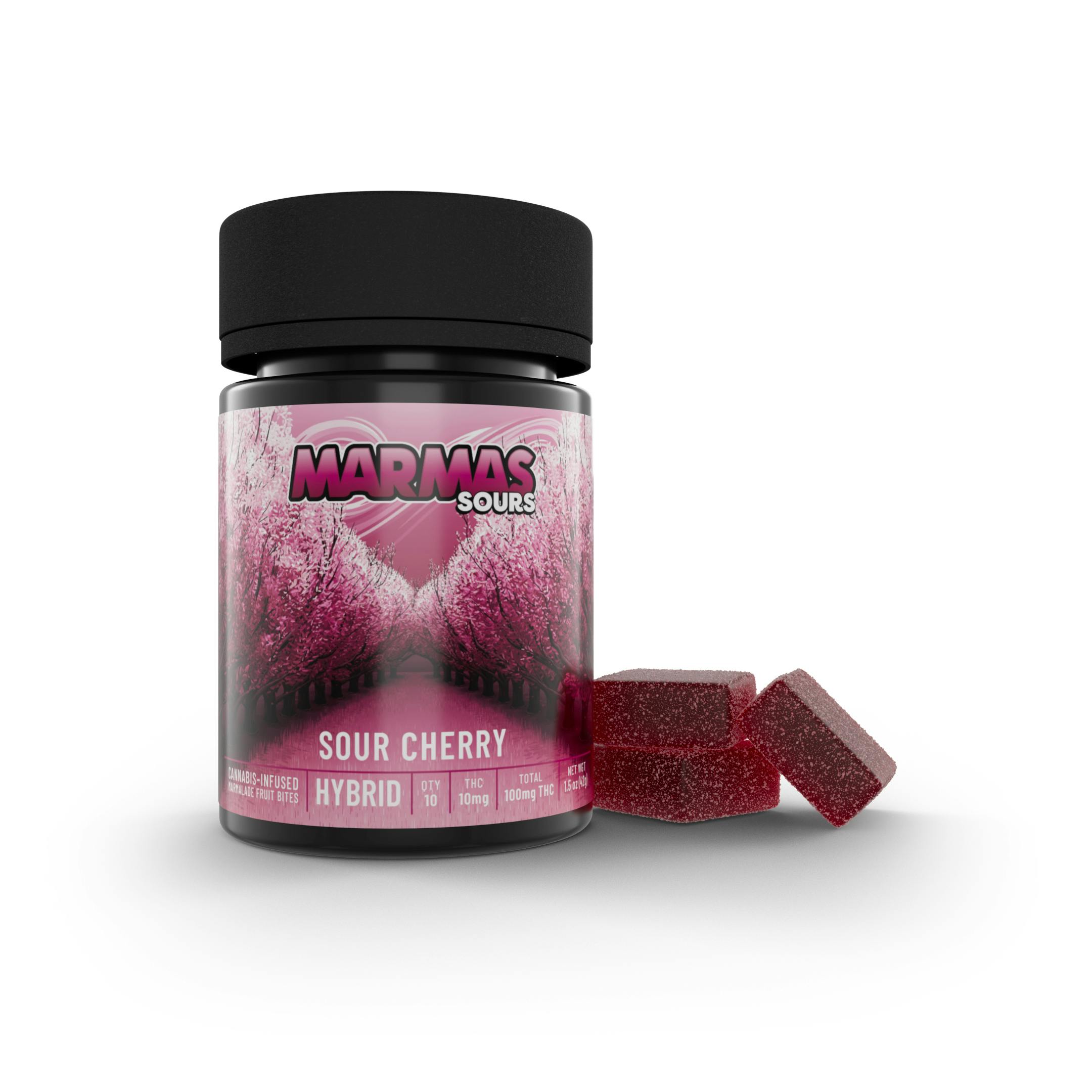 Sour Cherry Marmalade Bites Hybrid 100mg